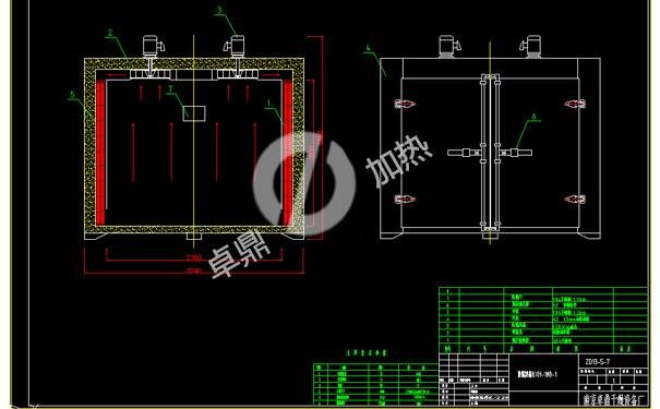 防爆烘箱CAD圖 防爆烘箱CAD圖